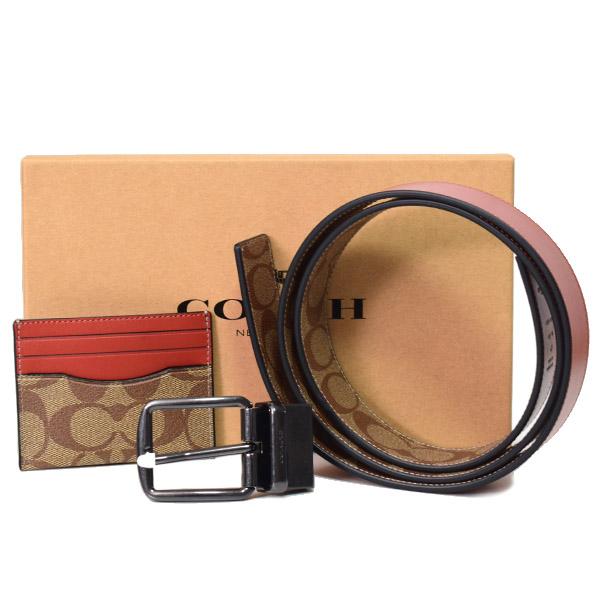 COACH（コーチ） ベルト メンズ レザー シグネチャー ギフト ベルト