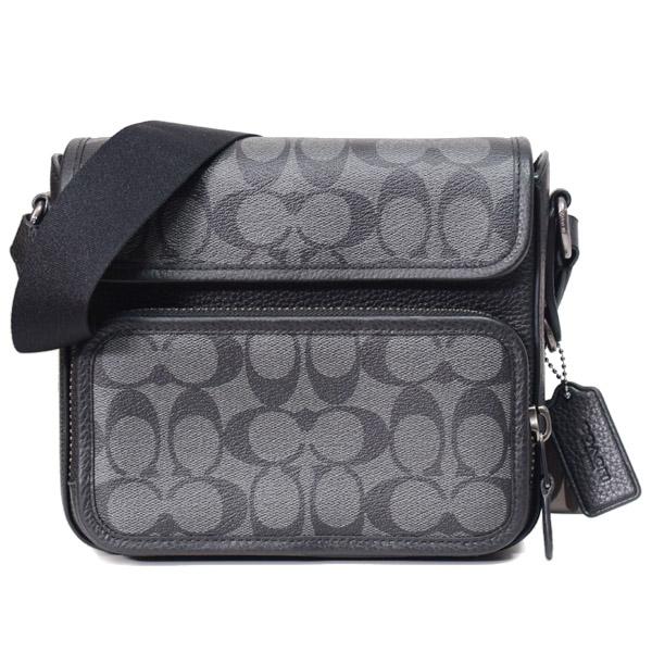 COACH（コーチ） メンズ バッグ コーティングキャンバス レザー 