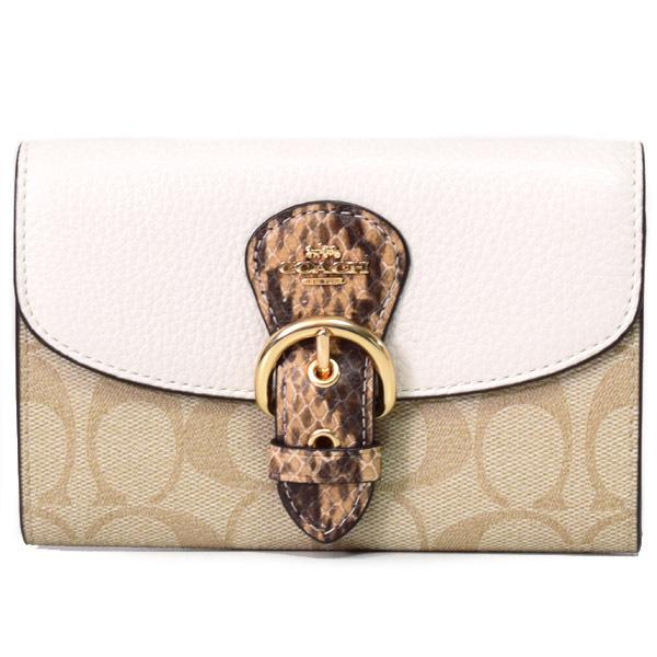 COACH（コーチ） 財布 コーティングキャンバス レザー シグネチャー