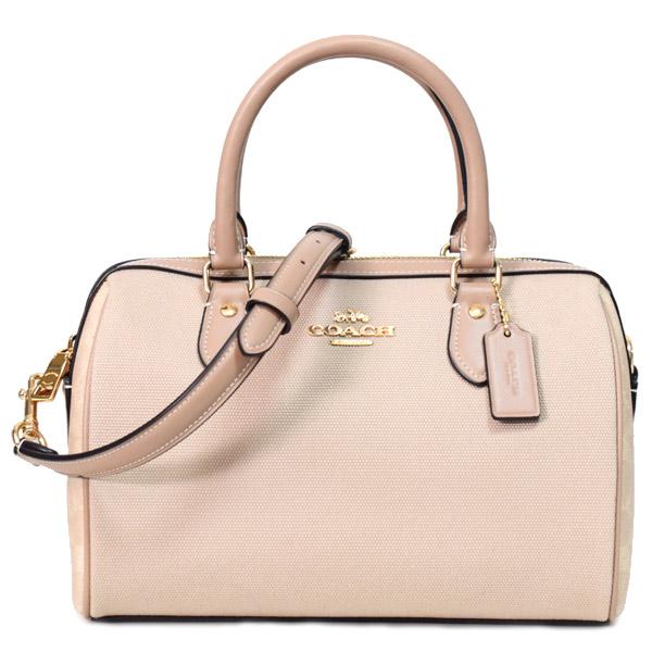 COACH（コーチ） バッグ キャンバス レザー シグネチャー ローワン