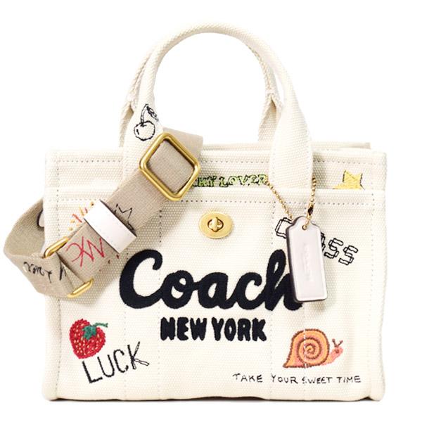 COACH（コーチ） バッグ キャンバス トート スケッチ プリント 刺