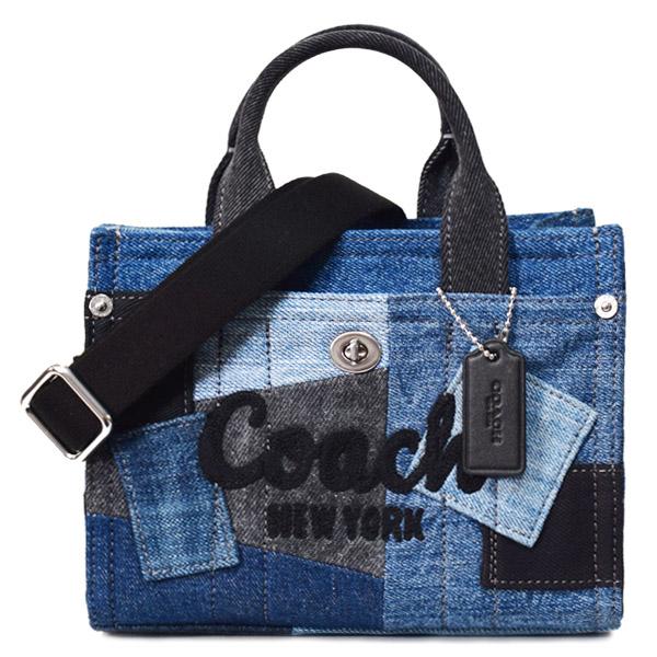 専用　【極美品】COACH カーゴトートデニム　パッチワーク　ショルダーバッグ COACH（コーチ） バッグ デニム パッチワーク カーゴ トート 刺〓 20