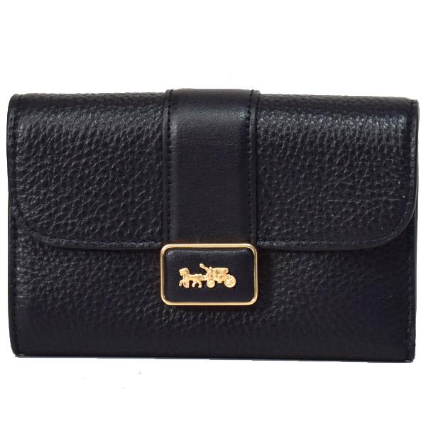 未使用 COACH CC059 馬車ロゴ ミディアム グレースウォレット COACH コーチ 財布 ぺブルレザー グレース ミディアム