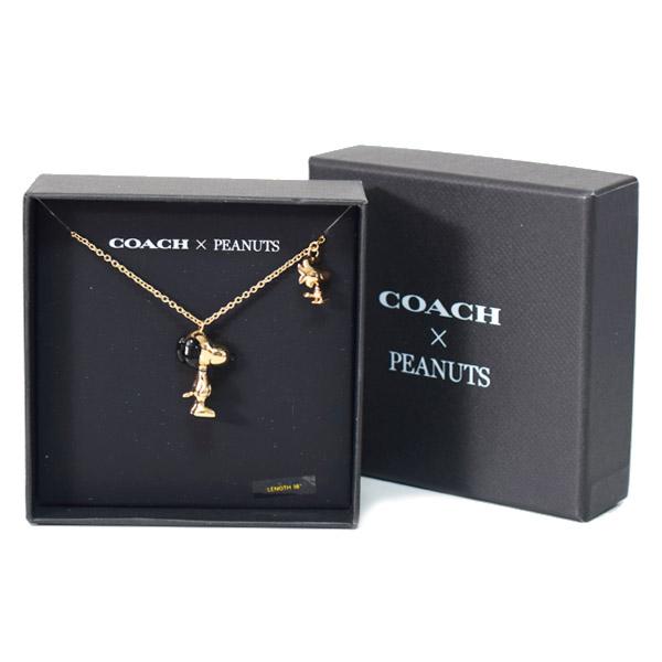 COACH（コーチ） スヌーピー ネックレス ピーナッツ コラボ ウッド