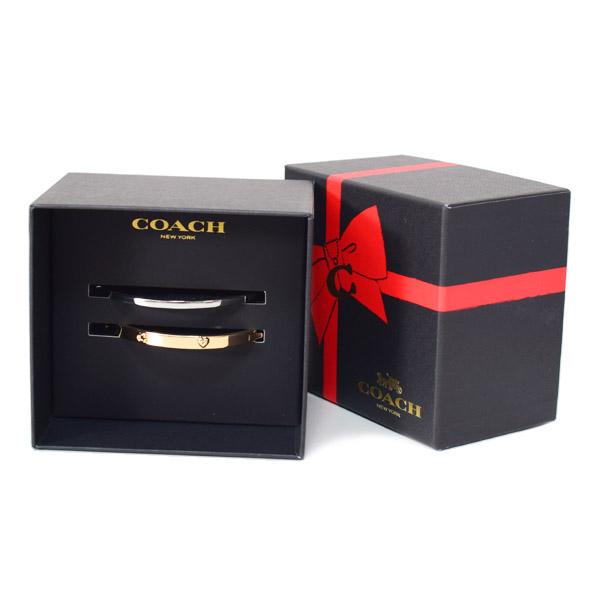 COACH（コーチ） バングル プレーテッドブラス シグネチャー ハート
