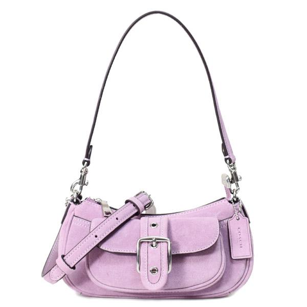 COACH（コーチ） バッグ スエード レザー ミニ アシュトン 2way クロス