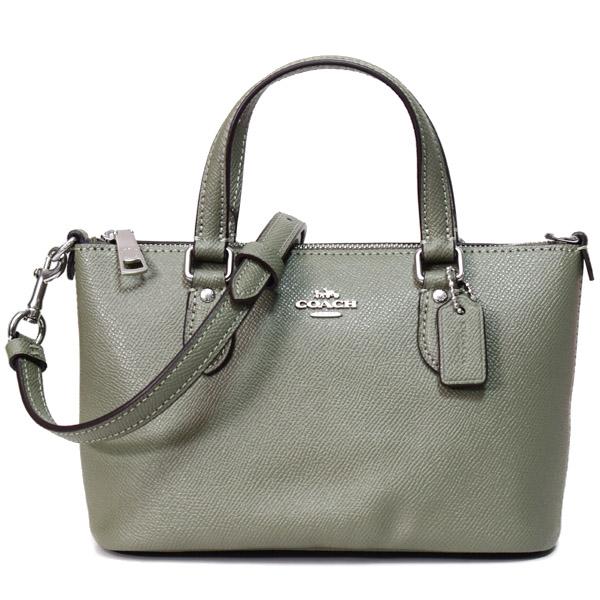 COACH（コーチ） バッグ クロスグレインレザー ミニ ギャラリー 2WAY