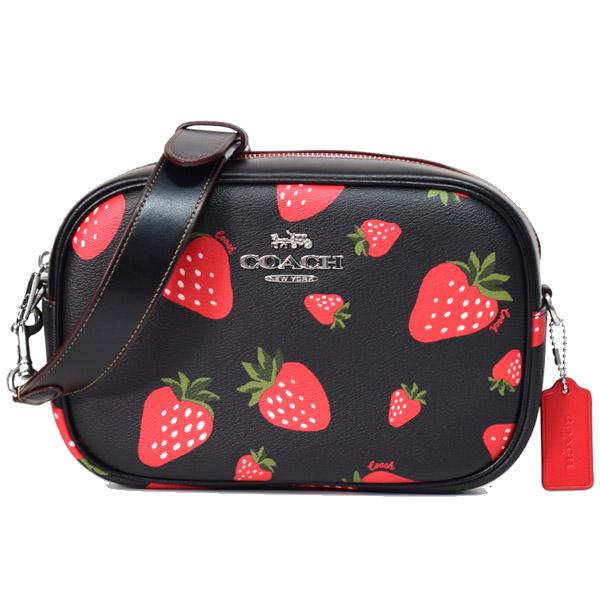 COACH（コーチ） バッグ レザー ストロベリー 苺 いちご プリント 