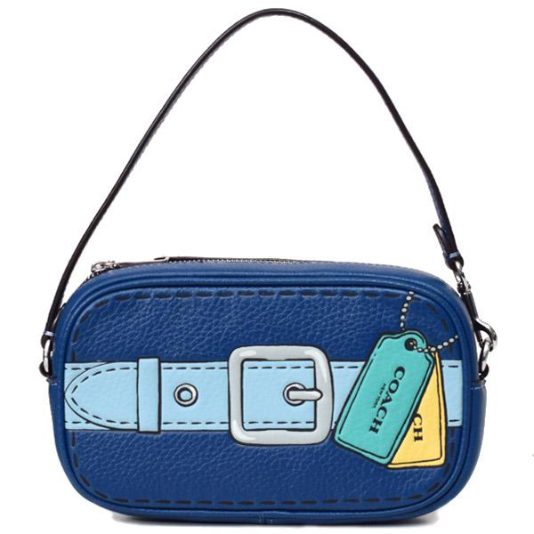COACH（コーチ） バッグ ぺブルレザー ジェイミー リストレット