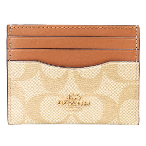 goodtime新品未使用COACHコーチシグネイチャーカードケース COACH（コーチ） カードケース コーティングキャンバス レザー