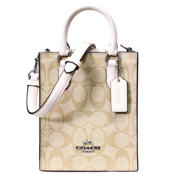 COACH（コーチ） スマホショルダー コーティングキャンバス レザー