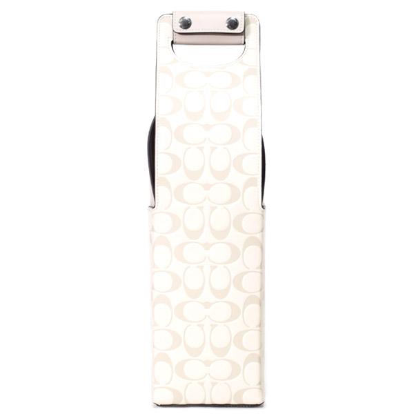 COACH コーチ ワインキャリア スムースカーフレザー シグネチャー 型  