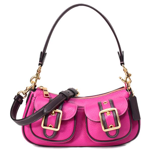 新品コーチ　２wayベルトバック COACH】コーチ バッグ ポーチ付き ぺブルレザー ベルトバッグ