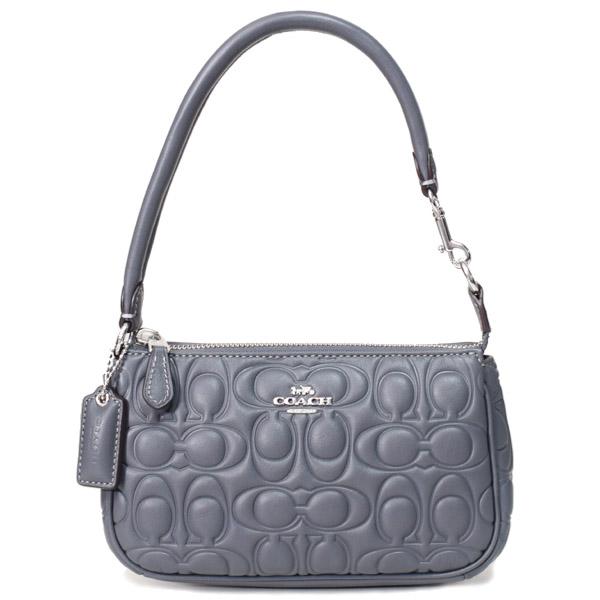 COACH（コーチ） マルチポーチ スムースレザー シグネチャー 型押し