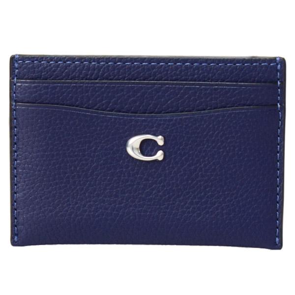 COACH（コーチ） カードケース ぺブルレザー C ロゴ カードケース