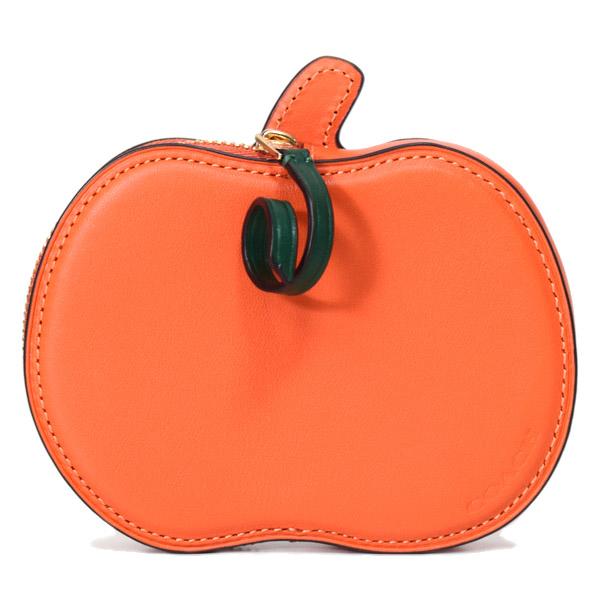 COACH（コーチ） コインケース スムースレザー かぼちゃ パンプキン 
