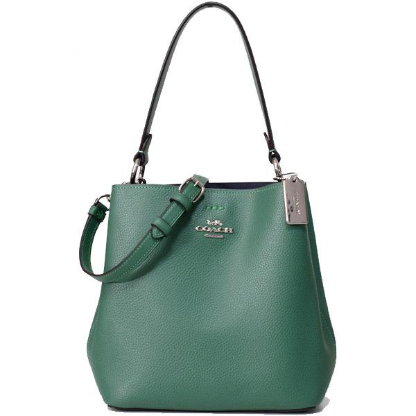 COACH（コーチ） バッグ ポリッシュド ペブルレザー ロゴ スモール