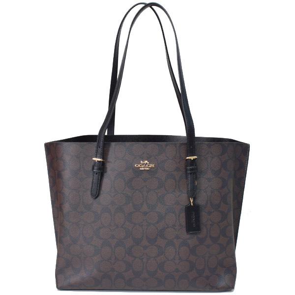 【美品】コーチ 1665 モリー トートバッグ ビジネスバッグ レザー A4可 COACH（コーチ） バッグ コーティングキャンバス スムースレザー