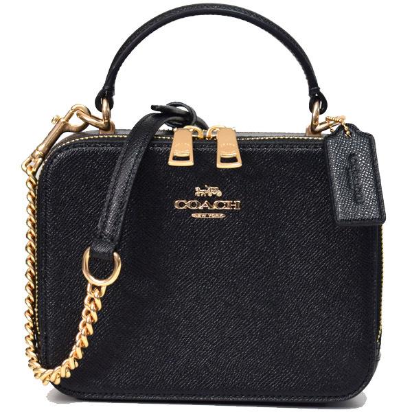 COACH（コーチ） バッグ クロスグレインレザー ロゴ スクエア ボックス