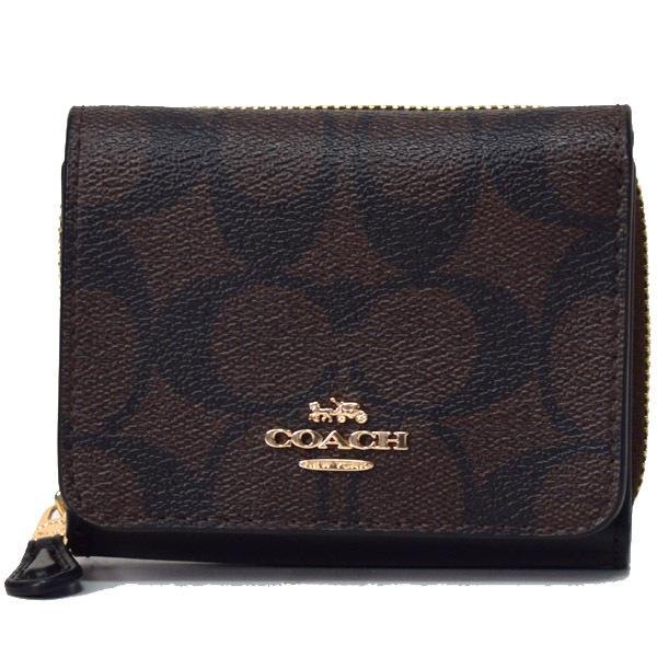 COACH（コーチ） 財布 コーティングキャンバス スムースレザー