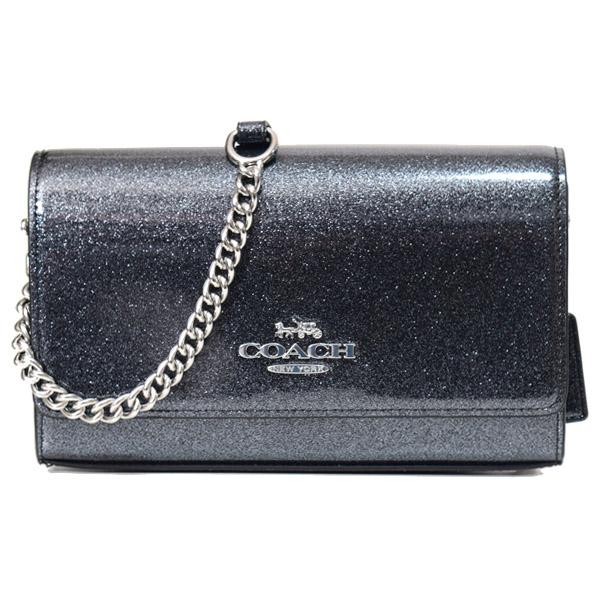 COACH（コーチ） バッグ パテントレザー グリッター ラメ フラップ 