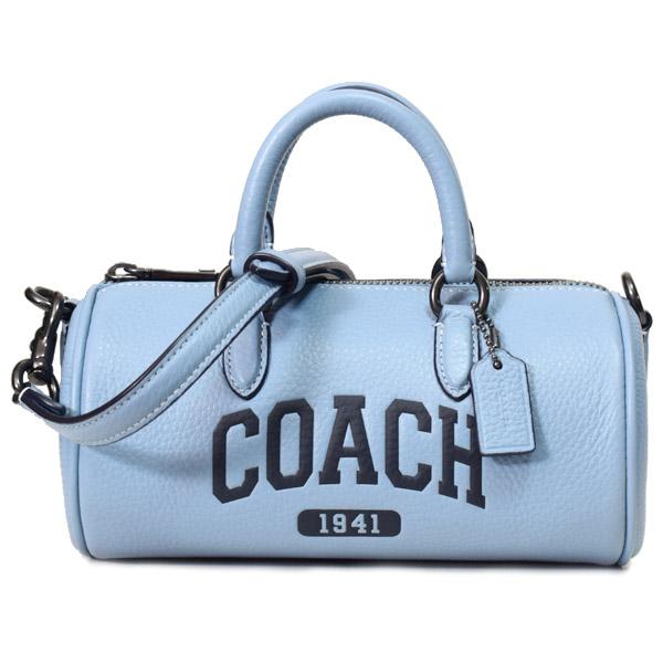 国内即発 COACH バーシティ レーシー クロスボディ CR206 COACH コーチ バッグ ぺブルレザー バーシティ ロゴ レーシー 筒