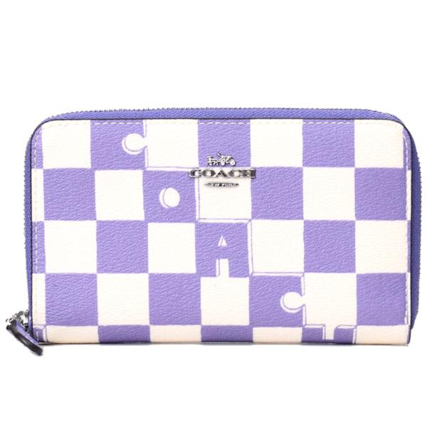 COACH（コーチ） 財布 コーティングキャンバス レザー チェッカー