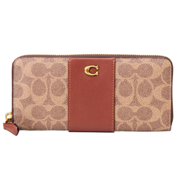 COACH（コーチ） 長財布 コーティングキャンバス レザー シグネチャー