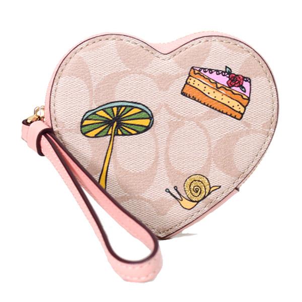 COACH（コーチ） マルチポーチ コーティングキャンバス レザー 