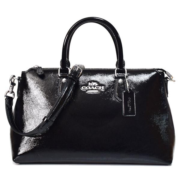COACH（コーチ） バッグ パテントレザー ジョージア サッチェル ロゴ