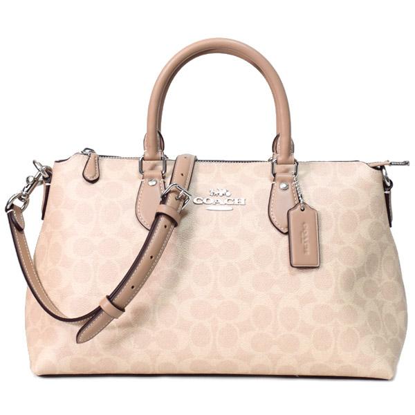 COACH（コーチ） バッグ コーティングキャンバス レザー シグネチャー 