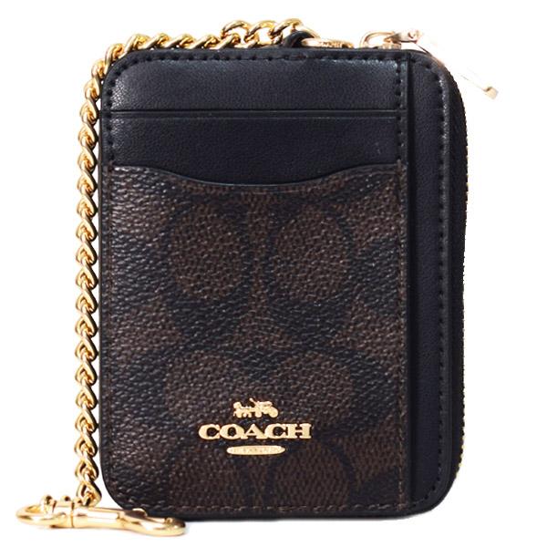未使用品★COACH★ レザーケース COACH（コーチ） コインケース コーティングキャンバス レザー