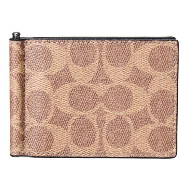 COACH（コーチ） メンズ 財布 コーティングキャンバス レザー