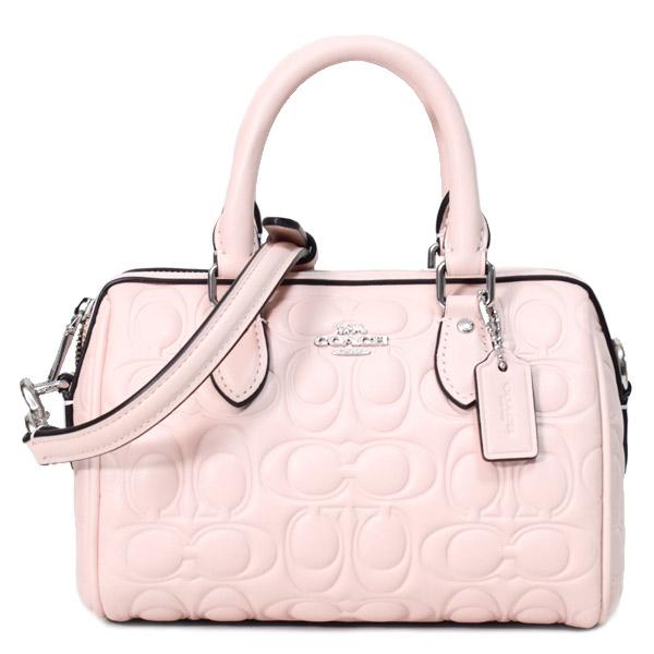 COACH スムースレザー シグネチャーミニ ローワン サッチェル クロスボディ COACH スムースレザー シグネチャーミニ ローワン サッチェル クロス