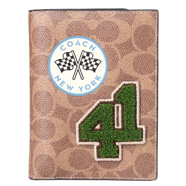 COACH（コーチ） パスポートケース コーティングキャンバス レザー
