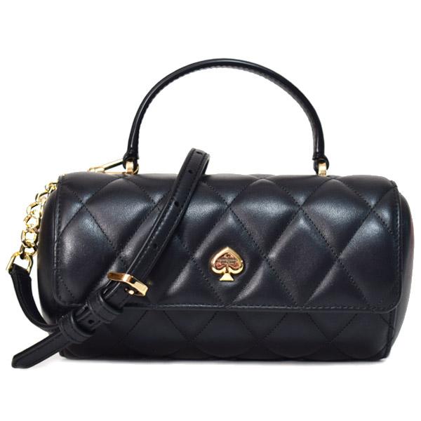 ケイトスペード ニューヨーク 黒　キルティング　レザー　ハンドバッグ　2WAY kate spade ケイトスペード キルティング ショルダーバッグ 2way