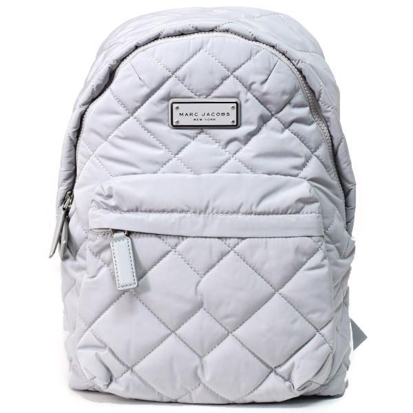 MARC JACOBS キルティング ナイロン リュック バックパック グレー MARC JACOBS（マーク・ジェイコブス） バッグ ナイロンキルティング