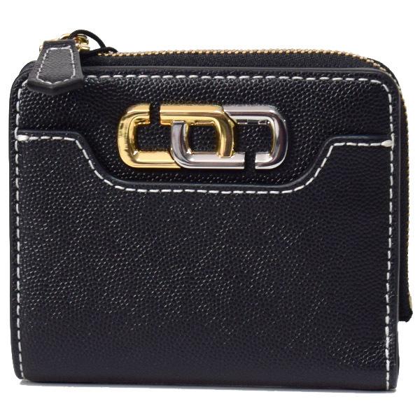 セールMacr Jacobs the J Linkミニコンパクト二つ折りお財布 MARC JACOBS マークジェイコブス コンパクト財布 コーティング