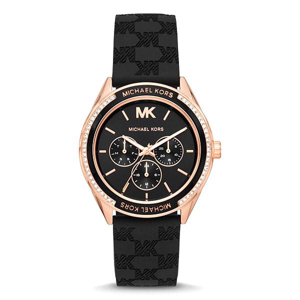 マイケルコース 時計 MK MICHAEL KORS ジェサ オーバーサイズ シリコン ステンレスス...