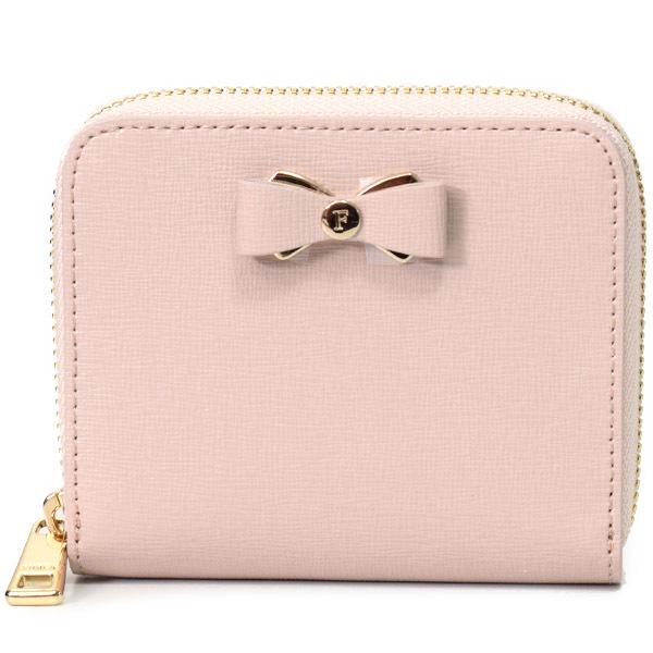 FURLA（フルラ） 財布 レザー グレンダ リボン ジップ 二つ折り