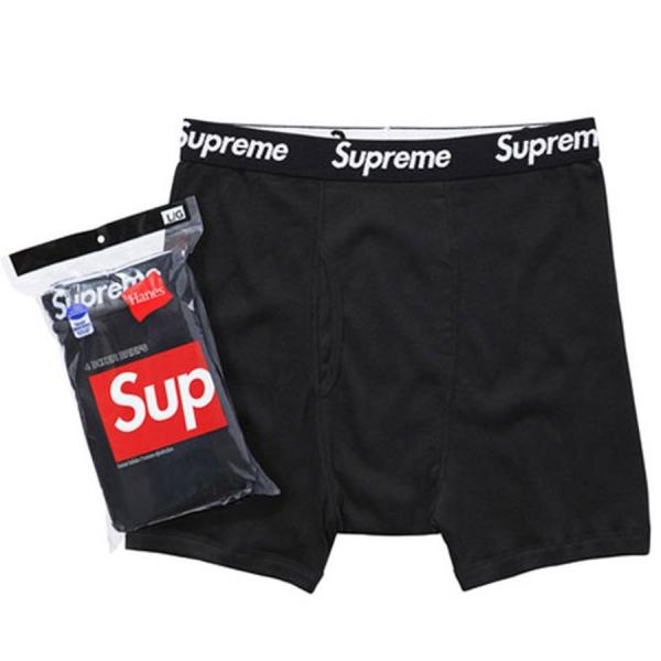 シュプリーム　Lサイズ　5枚枚　ボクサーパンツ　SUPREME Hanes outlet365_ss19a36