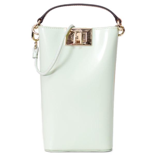 FURLA（フルラ） スマホショルダー パテントレザー バーティカル ミニ 
