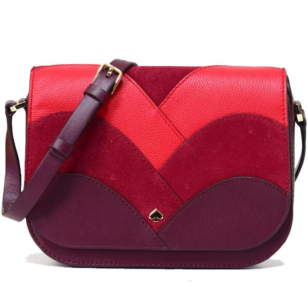 ケイトスペード kate spade スウェードパッチワークミディアムクラッチ