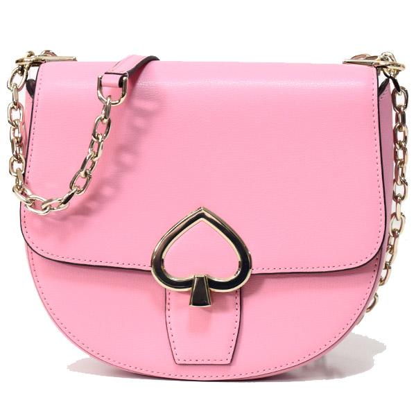 ケイトスペード バッグ katespade スムースレザー ロビン ロゴ ミディアム チェーン 2way 斜めがけ ショルダーバッグ ブライトカーネーション WKRU6547 kate spade NEW YORK（ケイト・スペード ニューヨーク） ケイト