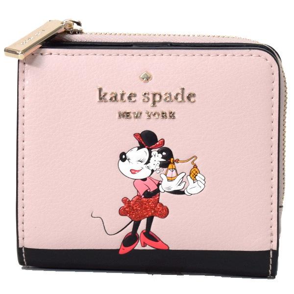 ケイトスペード 財布 Katespade グレインレザー ディズニー コラボ ミニーマウス キスマーク L字 ジップ 二つ折り コンパクト 財布 ペールベラムマルチ Wlr Wlr ブランド専門店 アウトレット365 通販 Yahoo ショッピング