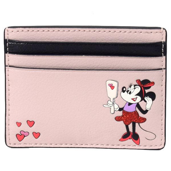 ケイトスペード カードケース Katespade グレインレザー ディズニー コラボ ミニーマウス ラメ カードホルダー カードケース ペールベラムマルチ Wlr Wlr ブランド専門店 アウトレット365 通販 Yahoo ショッピング