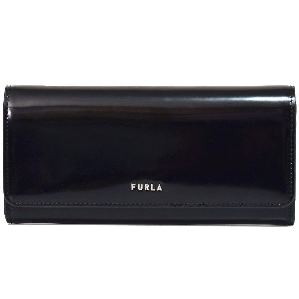 FURLA（フルラ） 長財布 レザー スプレンディダ ロゴ フラップ 