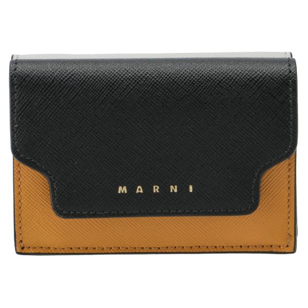 オープニング 訳あり商品 MARNI マルニ 三つ折り ミニ財布 コンパクト