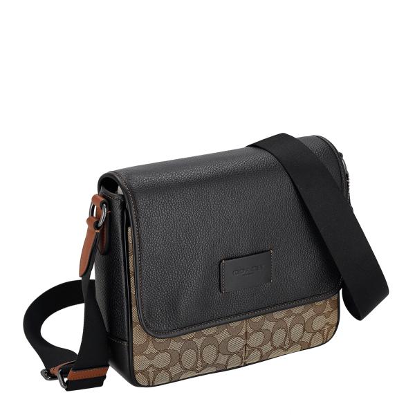 美品✨ COACH コーチ ビジネスバッグ ショルダー シグネチャー 本革 黒 COACH（コーチ） 国内発送 ショルダーバッグ バッグ メンズ バッグ A4