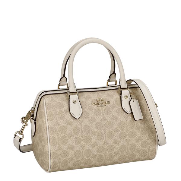 COACH ベージュ ホワイト ハンドバッグ COACH（コーチ） ハンドバッグ ショルダーバッグ バッグ レディース